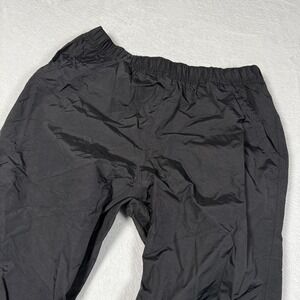 Wolverine Pants Mens 35x32 Large Black Nylon Rain Reflective Lightweight Hiking